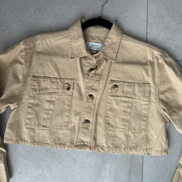 INSPR-D BY TEZZA UTILITARIAN CROPPED JACKET - Picture 2 of 9